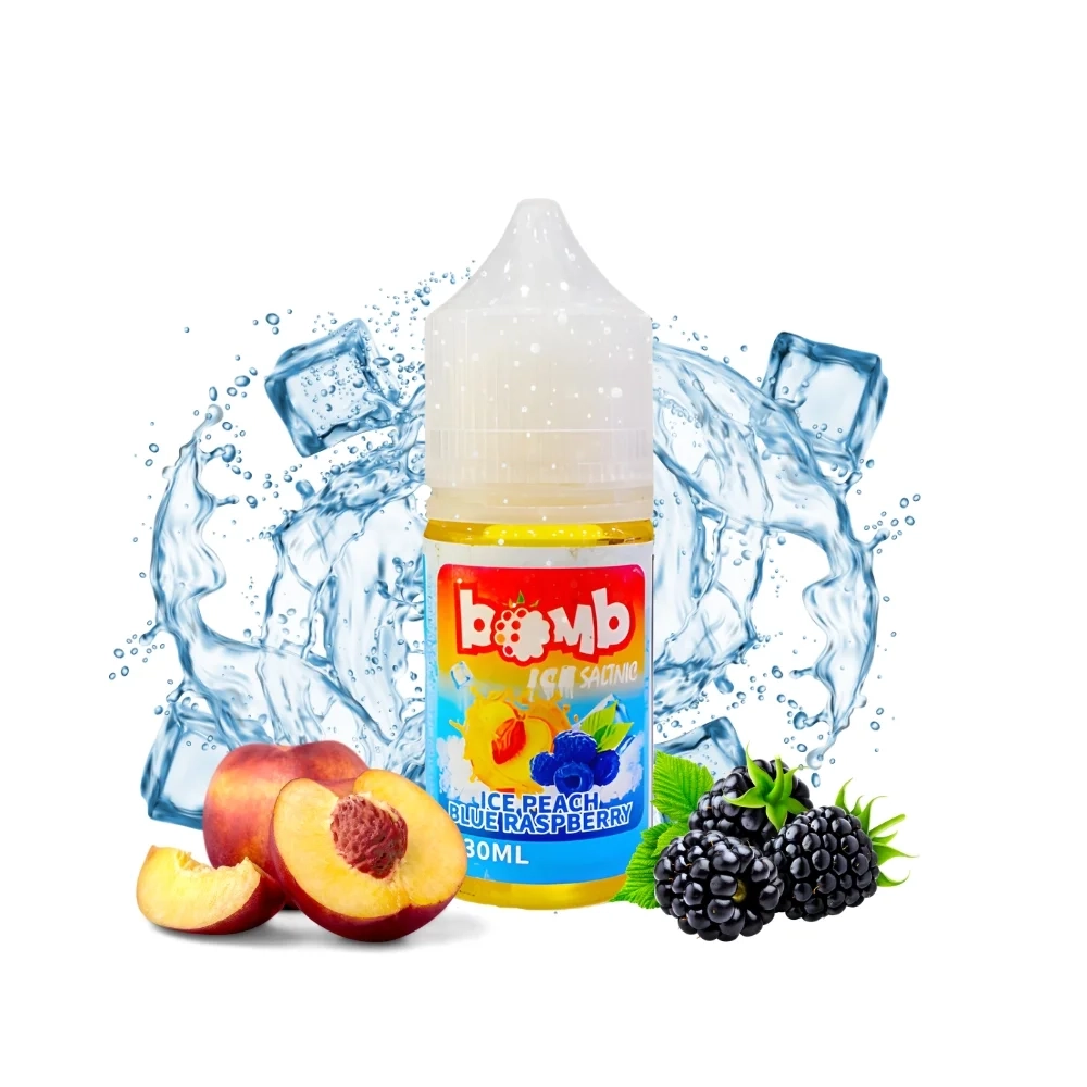 Bomb - Peach Blue Raspberry - Saltnic - vapehousebh